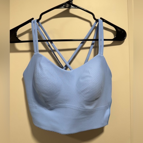 Lululemon Sinatra Blue Like a Cloud Longline Bra B/C *Dot - Picture 3 of 13